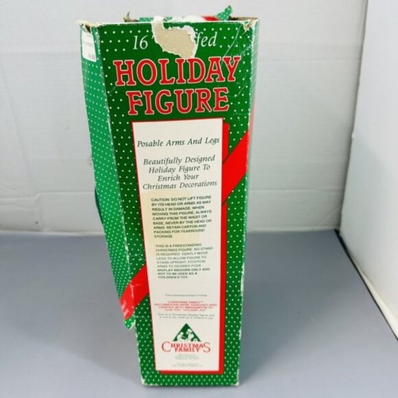 Holiday Creations 16" Stuffed Holiday Figure Santa Claus Posable Arms And Legs - Picture 13 of 14